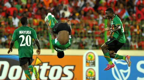 Zambia e în semifinalele Cupei Africii, după 3-0 cu Sudan!