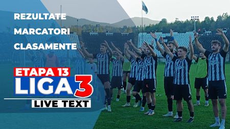Etapa 13 Liga 3 | Unirea Alba Iulia, Sănătatea Cluj și Petrolul 2 au reușit scorurile zilei. FCSB 2 a executat liderul seriei sale