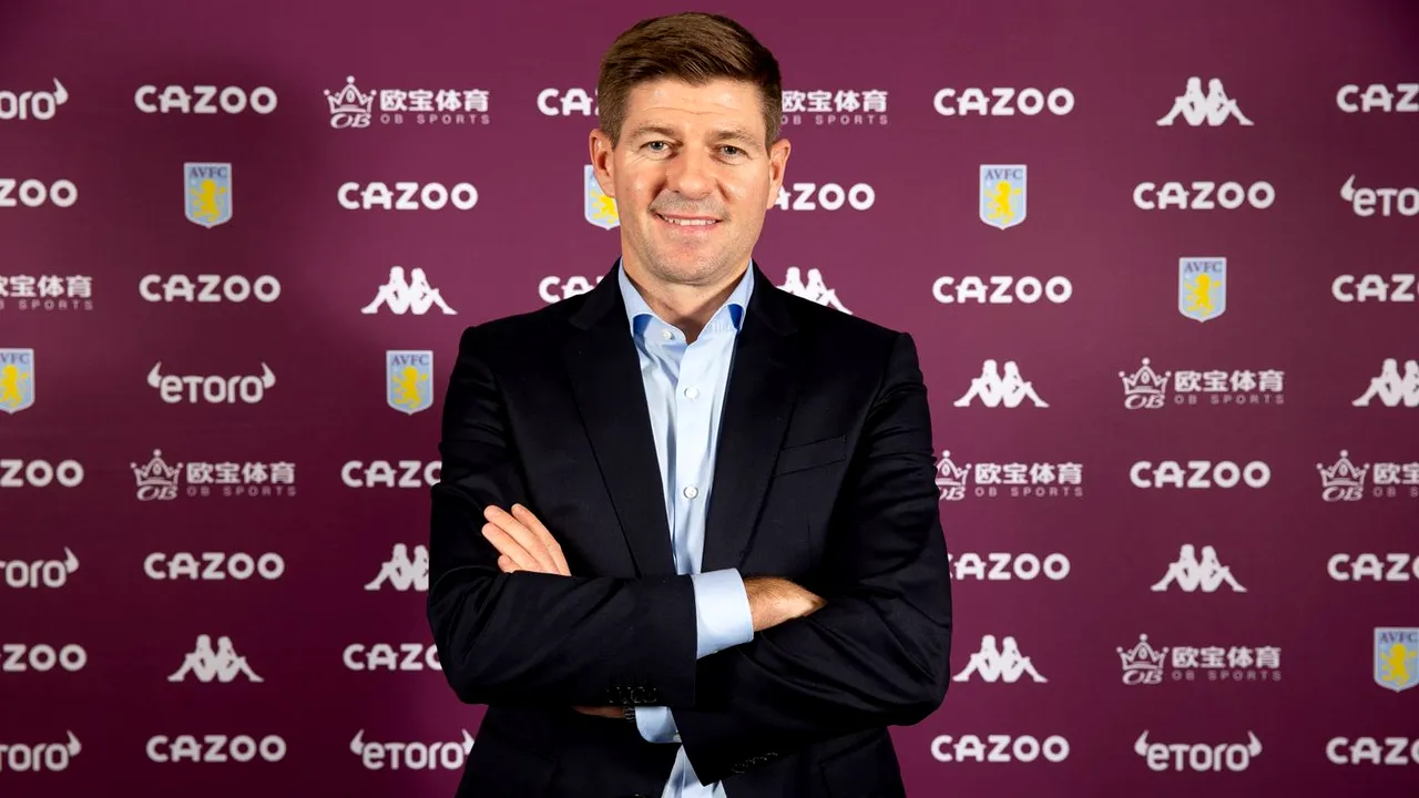 OFICIAL | Steven Gerrard, antrenorul lui Ianis Hagi la Glasgow Rangers, a semnat cu Aston Villa