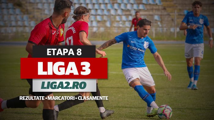 Liga 3, etapa 8 | Farul 2 și CSM Reșița continuă cu punctaj maxim. Scor ca la teatru între Dinamo 2 și Moreni. Dante defilează în Seria 1, CS Hunedoara ia puncte mari la Ungheni