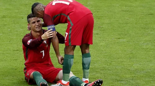Cristiano Ronaldo spune că accidentarea suferită la Euro 2016 îl va face mai puternic