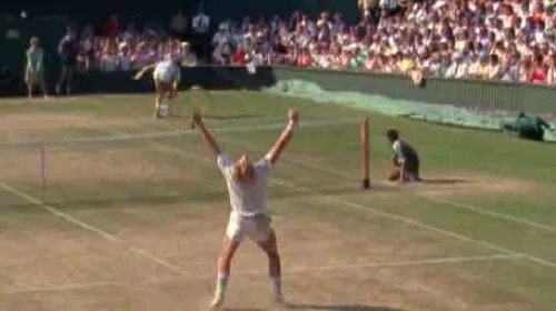 Finala dintre Boris Becker și Kevin Curren