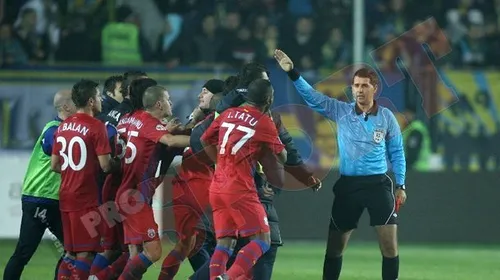 „Nu știu dacă la noi e ca în America,** unde ai dreptul să-l omori pe cel care te atacă” Ce spune arbitrul partidei de eliminarea celor 2 steliști