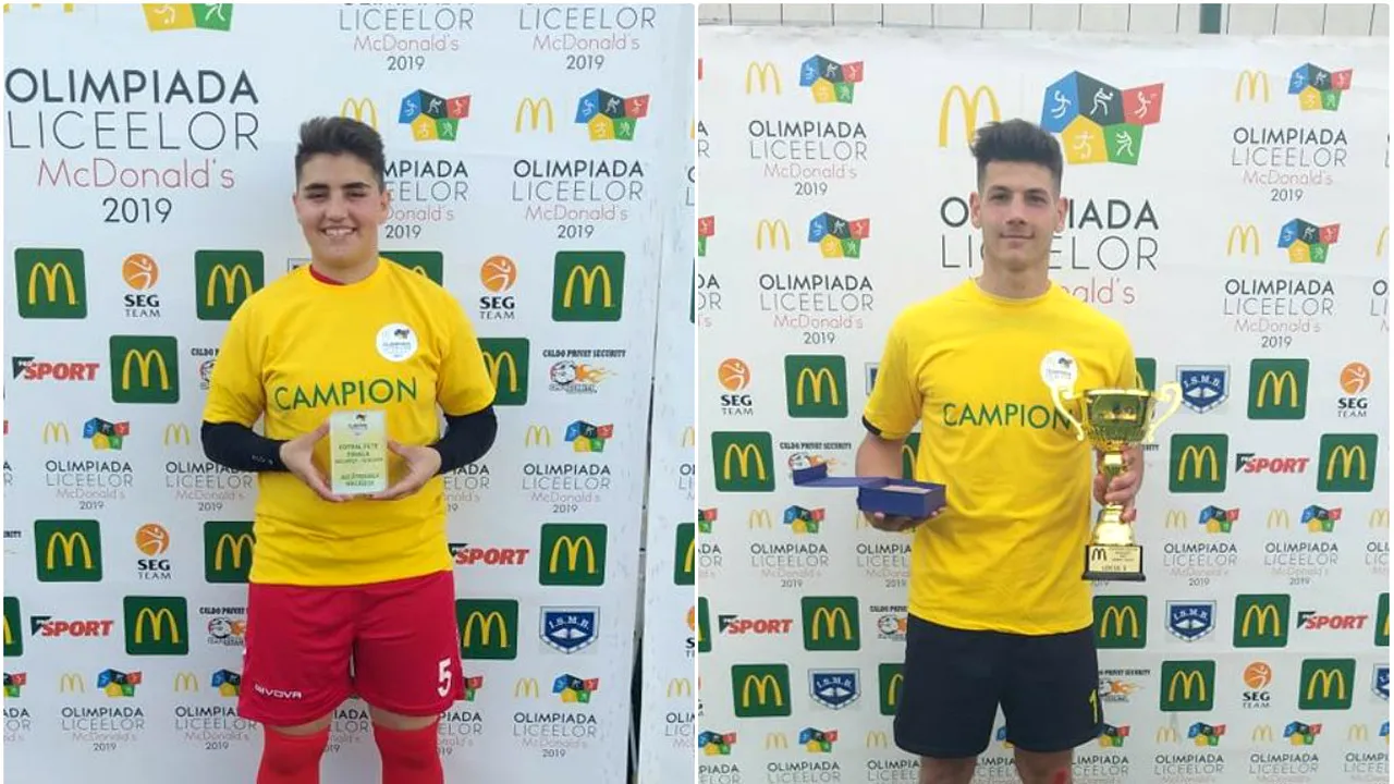 Olimpiada Liceelor McDonald's | Fotbalul are noi campioane! Viilor și Onicescu s-au impus și vor reprezenta Bucureștiul în faza pe țară! Florentina Ștefan și Natanael Pârvu, 