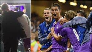 CR7 nu mișcă în fața lui :) VIDEO | Ronaldo "căpăcit" după victoria din finala Ligii! Omul din fotbal căruia portughezul încă îi spune "Boss"