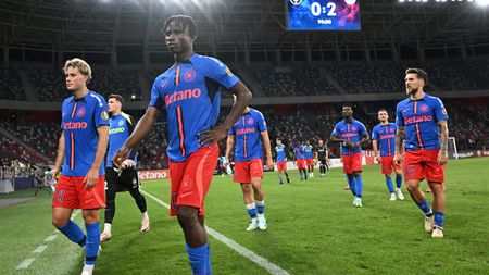 Ce s-a întâmplat în vestiarul campioanei la pauza meciului FCSB - Oțelul, când oaspeții conduceau cu 1-0!