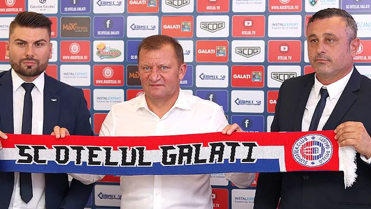 E oficial! Dorinel Munteanu a revenit pe banca tehnică a echipei Oțelul Galați! Antrenorul a fost prezentat la echipa din Liga 3
