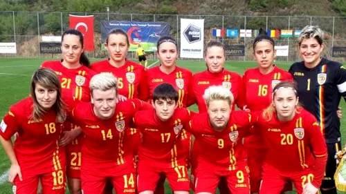 Naționala feminină de fotbal a României s-a impus cu 13-0 în ultimul meci