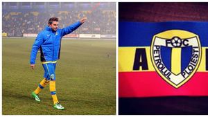 Adrian Mutu a intrat în conflict cu suporterii Petrolului cu o zi înainte de revenirea oficială în Liga I