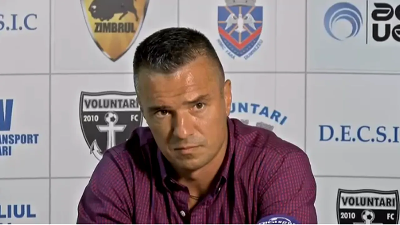De ce a fugit Pancu din Giulești? Legenda Rapidului, gata să plângă în conferința de prezentare la FC Voluntari: 