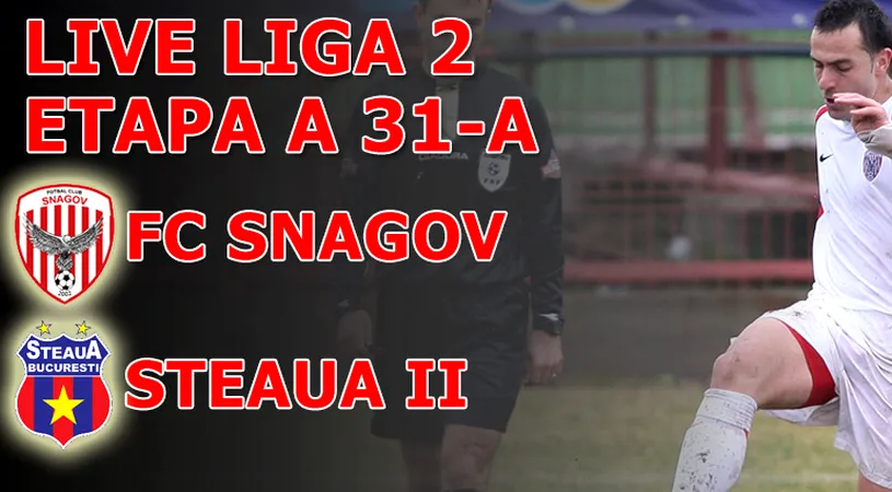 Adormiți de Ene / ** FC Snagov - Steaua II 3-2