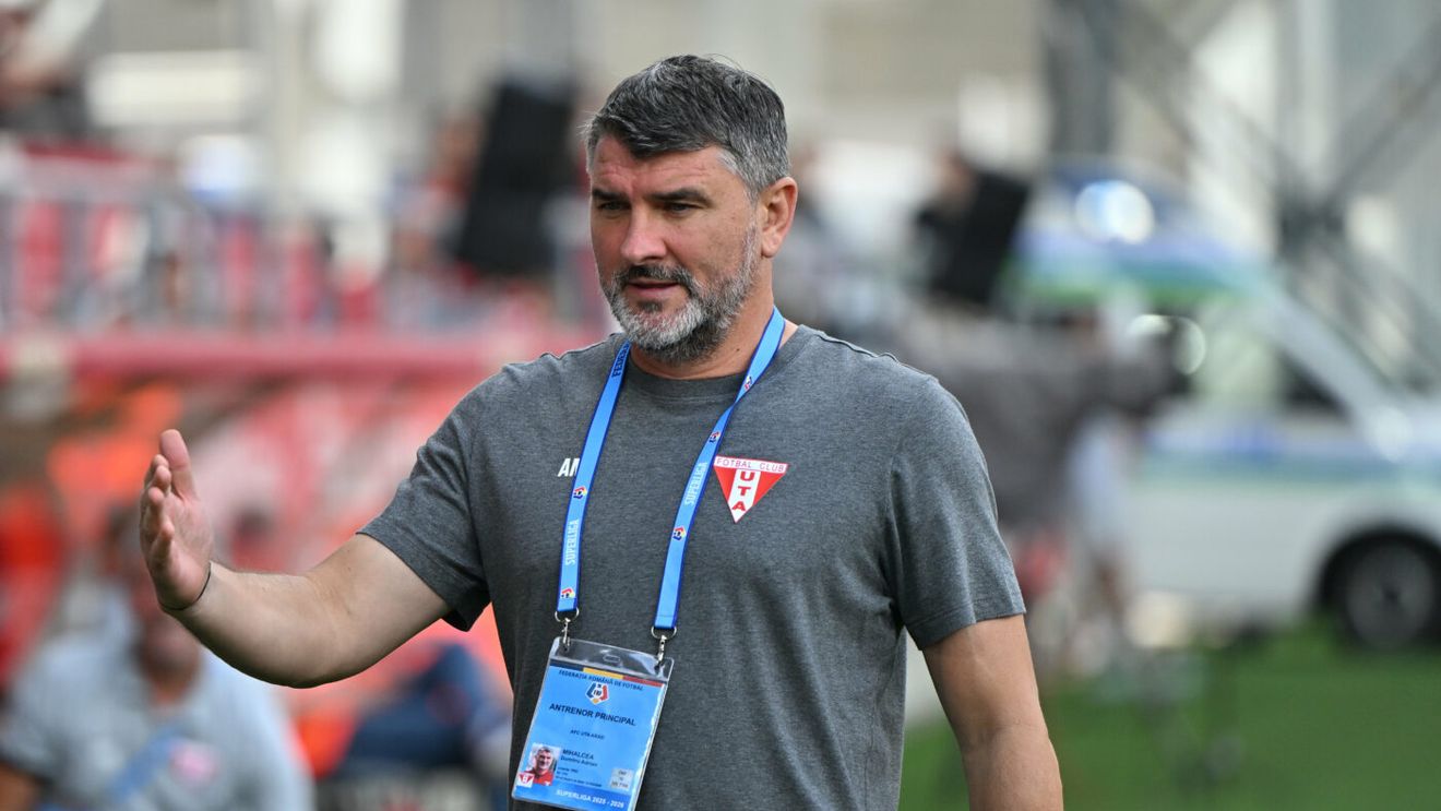 UTA nu mai câștigă de două luni în SuperLigă, e în pericol Adi Mihalcea? Ce se întâmplă cu interdicția la transferuri?