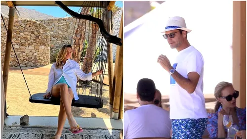 Simona Halep, vacanță de lux în Mykonos! Se poate întâlni cu „Regele” Roger Federer! GALERIE FOTO