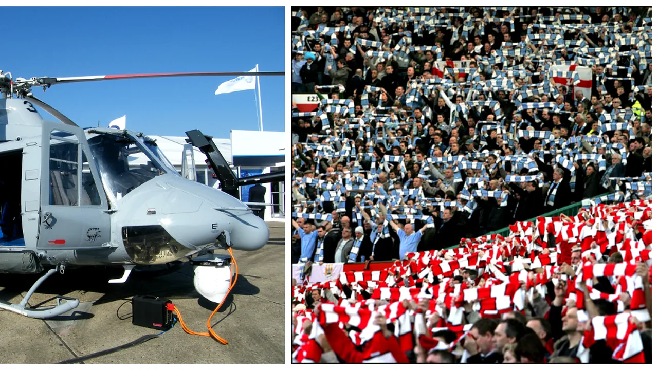 Elicopter contra drone. Scenariu terifiant pentru derby-ul de jumătate de miliard de euro de la Manchester