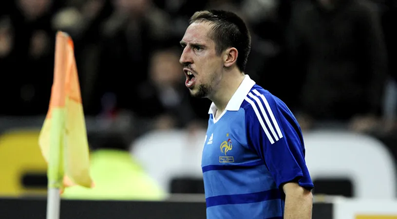 Ribery ar putea fi în teren la meciul Franței cu Serbia