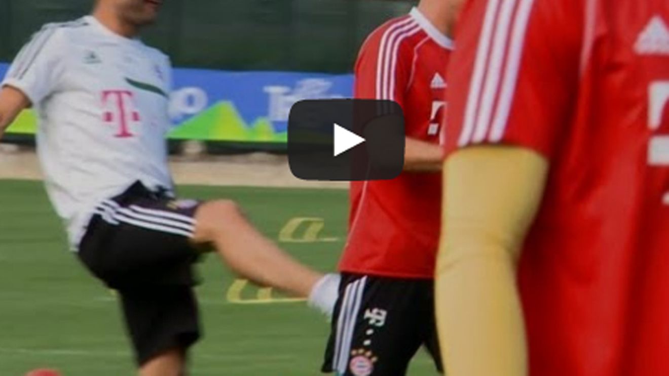 Fază amuzantă la antrenamentul lui Bayern. VIDEO - Cum l-a "pedepsit" Pep pe Robben