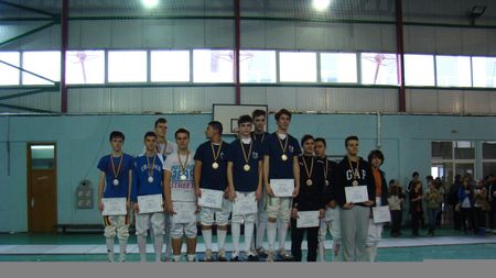 UNEFS București1, campioană națională la spadă masculin cadeți
