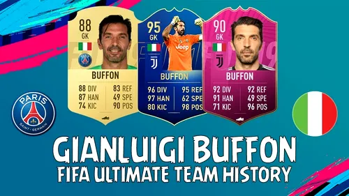 Gianluigi Buffon, recompensat de EA SPORTS în FIFA 20! Fostul portar de la Juventus a primit un card nou-nouț din seria „Flashback”. Cum îl puteți obține