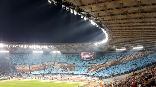 Nebunie la Roma! Fanii au încins tribunele înaintea „Derby della Capitale”! Coregrafii spectaculoase | FOTO & VIDEO EXCLUSIV