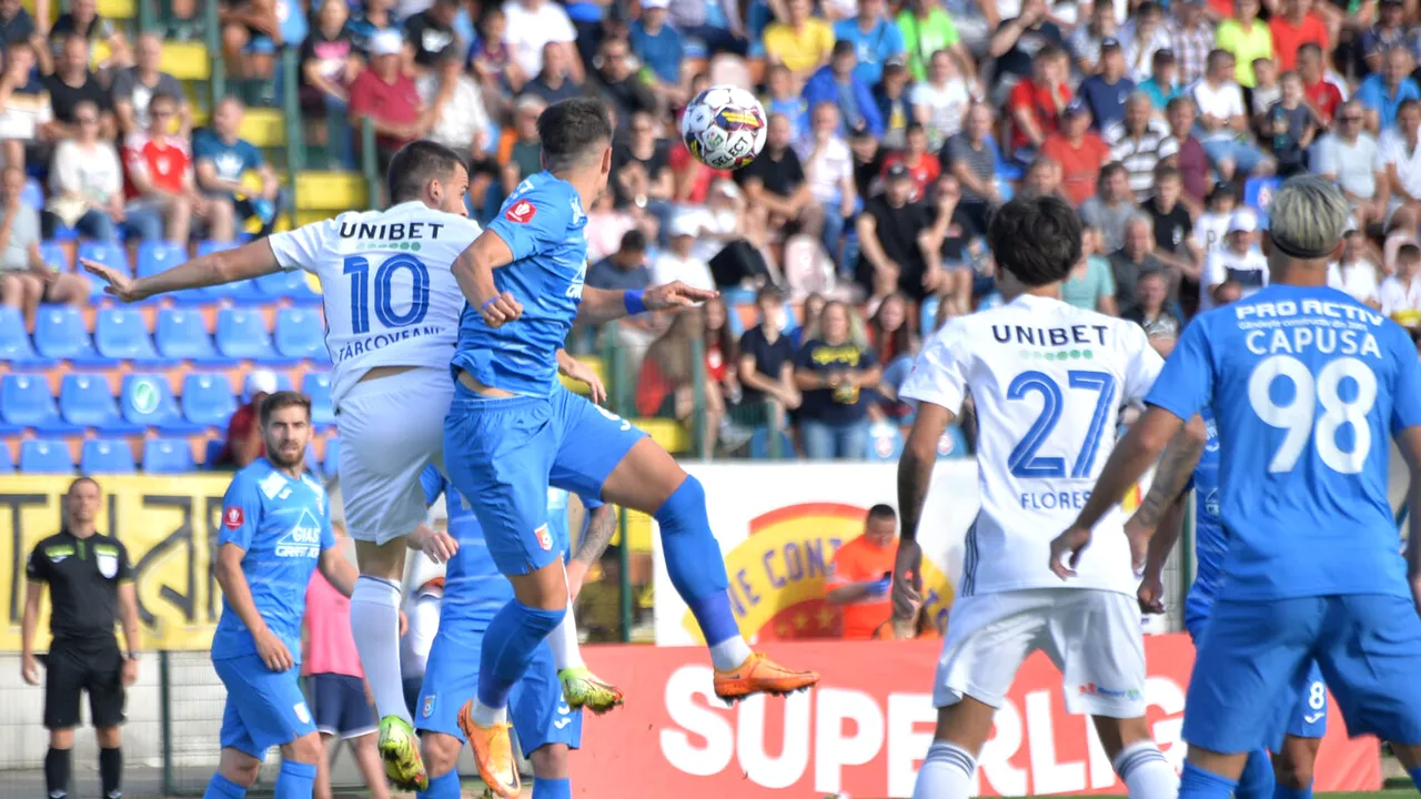 FC Botoșani - Chindia Târgoviște 3-2, în etapa 1 din Superliga | Meci spectaculos cu cinci goluri și două cartonașe roșii!