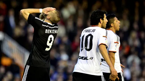 Valencia le-a stricat recordul. Real Madrid a pierdut cu 1-2 pe Mestalla, după o serie de 22 de victorii consecutive. Ronaldo a atins o nouă performanță