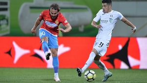 Genul programului: divertisment de duminică. FCSB câștigă cu 2-0 în deplasarea de la Giurgiu, în fața unui adversar cu o prestație penibilă