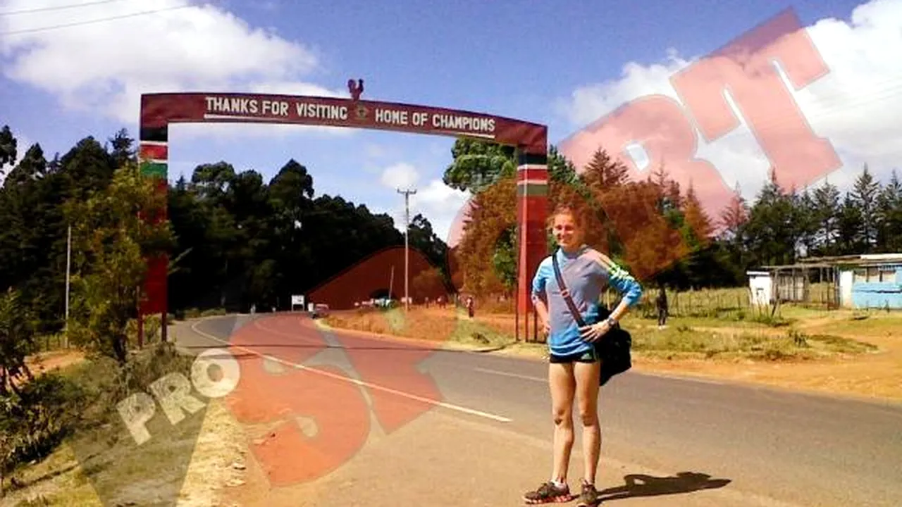 Home of champions!** O româncă fuge în cuptorul kenyan. GALERIE FOTO