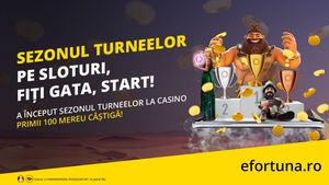 Unic în România! Toată luna aprilie joci la turnee cu premii garantate, în cazinoul online