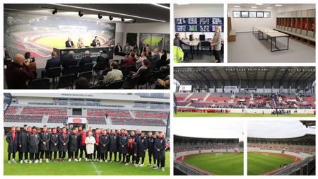 A venit Moș Nicolae! „Bijuteria” de peste 200 de milioane de lei a Sibiului a fost inaugurată. „Municipalul”, gazda meciului România - Germania la nivel de tineret, în martie 2023