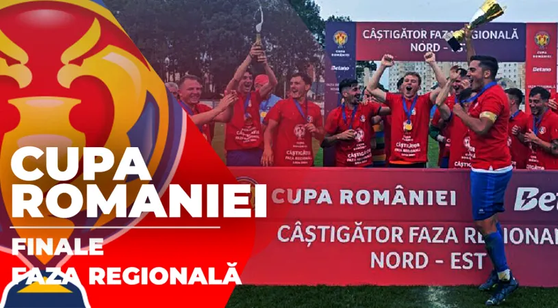 Câștigătoarele celor șapte finale din Faza Regională a Cupei României. Doar două meciuri s-au încheiat după timpul regulamentar de joc