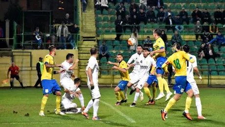 Mioveniul se încordează înaintea meciului cu FC Brașov.** 