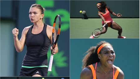 "Miami drama" | Drumul Simonei Halep s-a oprit în semifinale, după un meci spectaculos cu Serena Williams. Victorie cu emoții pentru liderul mondial: 6-2, 4-6, 7-5