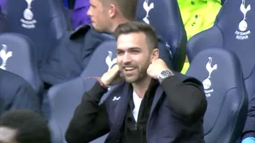 VIDEO  – Gest inexplicabil făcut de antrenorul lui Chiricheș, aflat la ultimul meci pe banca lui Tottenham. Reacție fără precedent