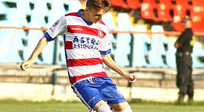 Gavrilă, hattrick** în amicalul Oțelului cu Dunărea!