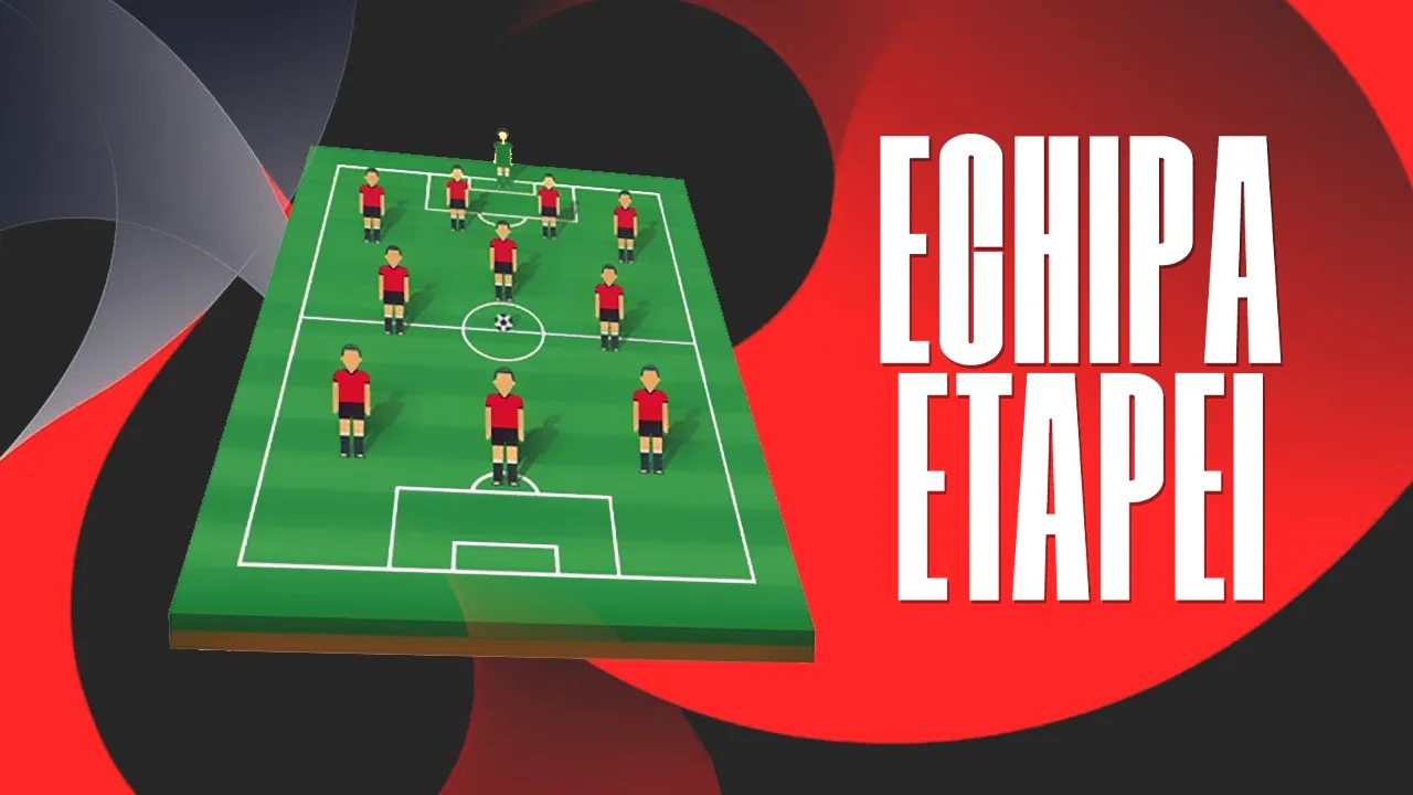 Echipa Etapei numărul 1 din Superliga nu are jucători de la FCSB și CFR Cluj! Votează cel mai bun fotbalist al rundei din lista titularilor pe posturi și descoperă stelele primite de nominalizați