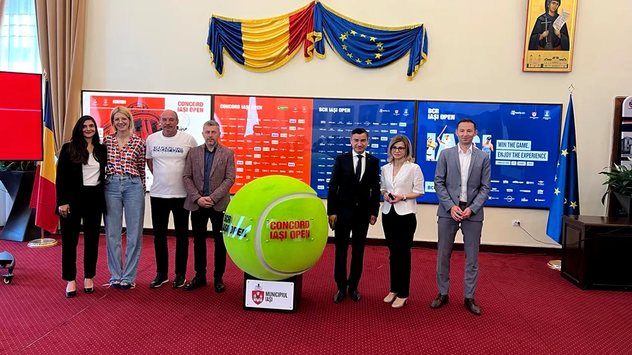 Turneele Concord Iași Open și BCR Iași Open, lansate oficial la Primăria Iași. Organizatorii vor să o invite pe Elina Svitolina la Iași