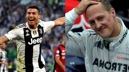 Un fost fotbalist român dezvăluie asemănarea uluitoare dintre Cristiano Ronaldo și Michael Schumacher