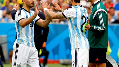 Argentina rămâne fără „The Gun”. Kun Aguero, indisponibil pentru restul meciurilor de la Campionatul Mondial