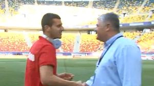 Dialog incredibil între Andone și Țucudean!** Ce i-a promis atacantul înainte de startul Supercupei VIDEO