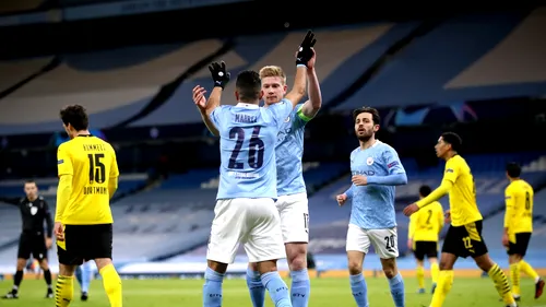 Defensiva Borussiei Dortmund, făcută franjuri de atacul „stelar” al lui Manchester City! Golul superb marcat de Kevin De Bruyne | VIDEO