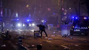 Bucuria s-a transformat în HAOS la Madrid:** "fiesta" s-a încheiat cu 13 arestați! Motivul care a declanșat conflictul