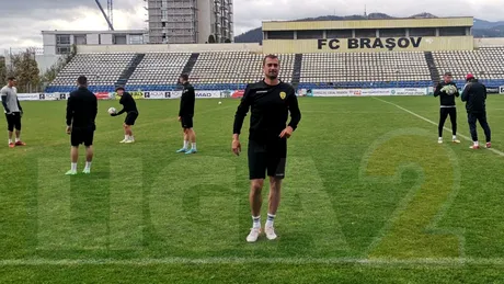 EXCLUSIV | Gabi Tamaș, la primul antrenament cu FC Brașov! Fostul internațional i-a adus aminte antrenorului Dan Alexa de un pariu neonorat