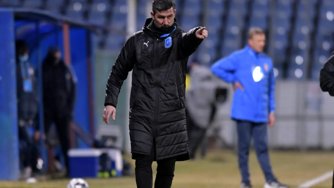Marinos Ouzounidis, primele semne de nervozitate: „Ce tot mă întrebați de asta?” Ce l-a nemulțumit după primul meci cu două goluri marcate de Universitatea Craiova
