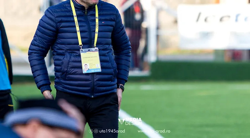 UTA s-a descurcat eroic și a câștigat și restanța cu Concordia.** Laszlo Balint: 