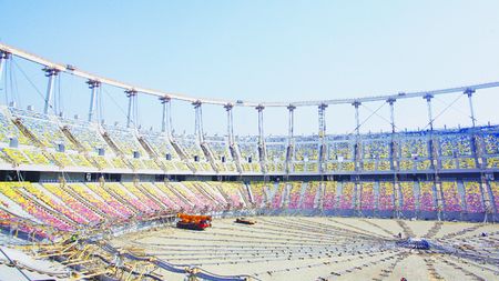 De ce nu mai zâmbiți, dom'' primar?** "Stadionul va fi gata la timp! Bani vor fi suficienți"