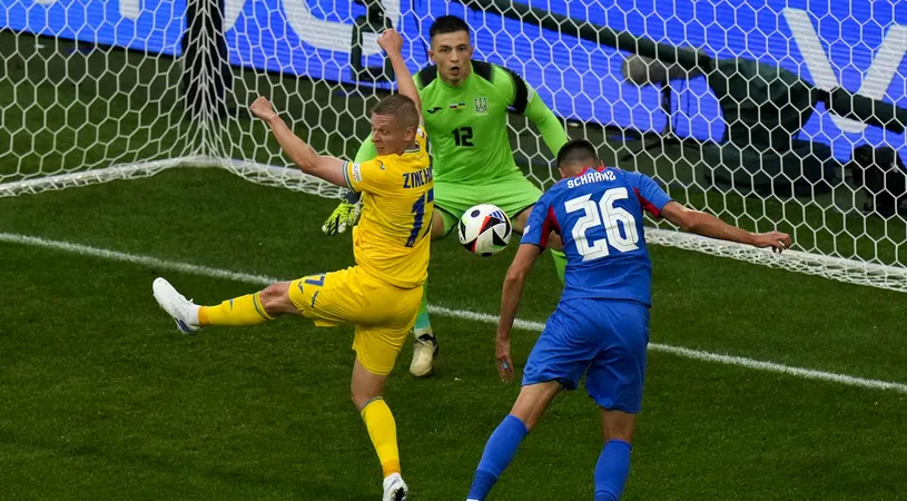 Slovacia - Ucraina 1-2, în Grupa E la EURO. Ucraina învinge, revenind de la 0-1, iar România este liderul Grupei E