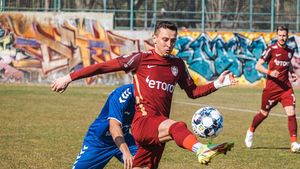 CFR Cluj, spectacol total și victorie cu 4-0! Marko Dugandzic, hat-trick superb pentru campioana României