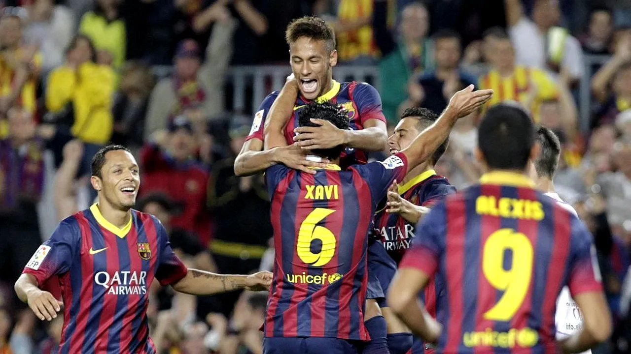 BarÃ§a de record: 8 victorii din 8 cu un Neymar strălucitor! Barcelona - Valladolid 4-1