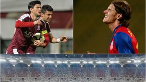 "Sunteți penibili!" Rapidiștii Astrei l-au "distrus" pe Lovin când au văzut mesajul "Doar Dinamo București!". "A fost o idee genială... Steliștii să-i felicite!"