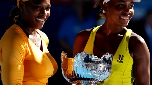 Venus și Serena Williams au câștigat** finala de dublu la Australian Open!